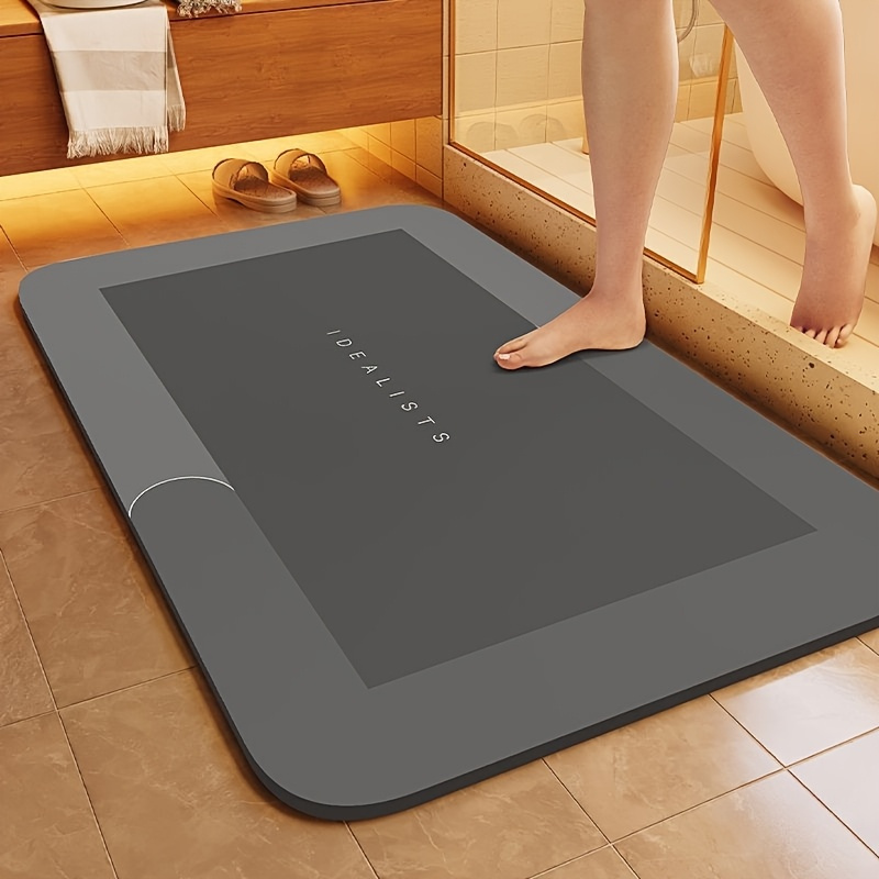 Anti-Slip & Ultra Absorbent Fast Drying Diatomite Bath Mat