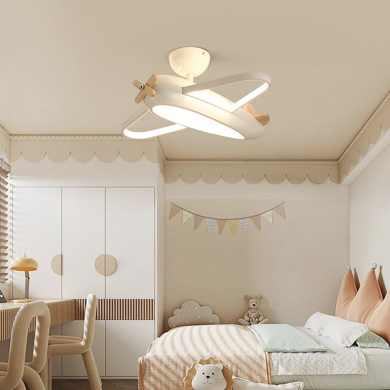 Dreamy Fun Aeroplane-Inspired Bedroom Ceiling Lights | LED