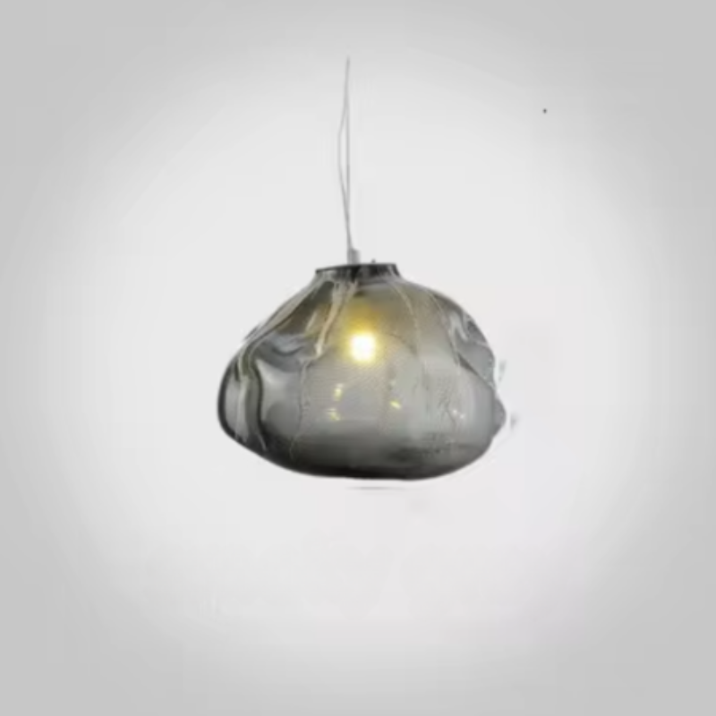 Floating Cloud-Inspired Sculptural Glass Pendant Light | LED